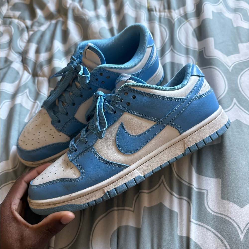 Nike Blue and White Athletic Sneakers
